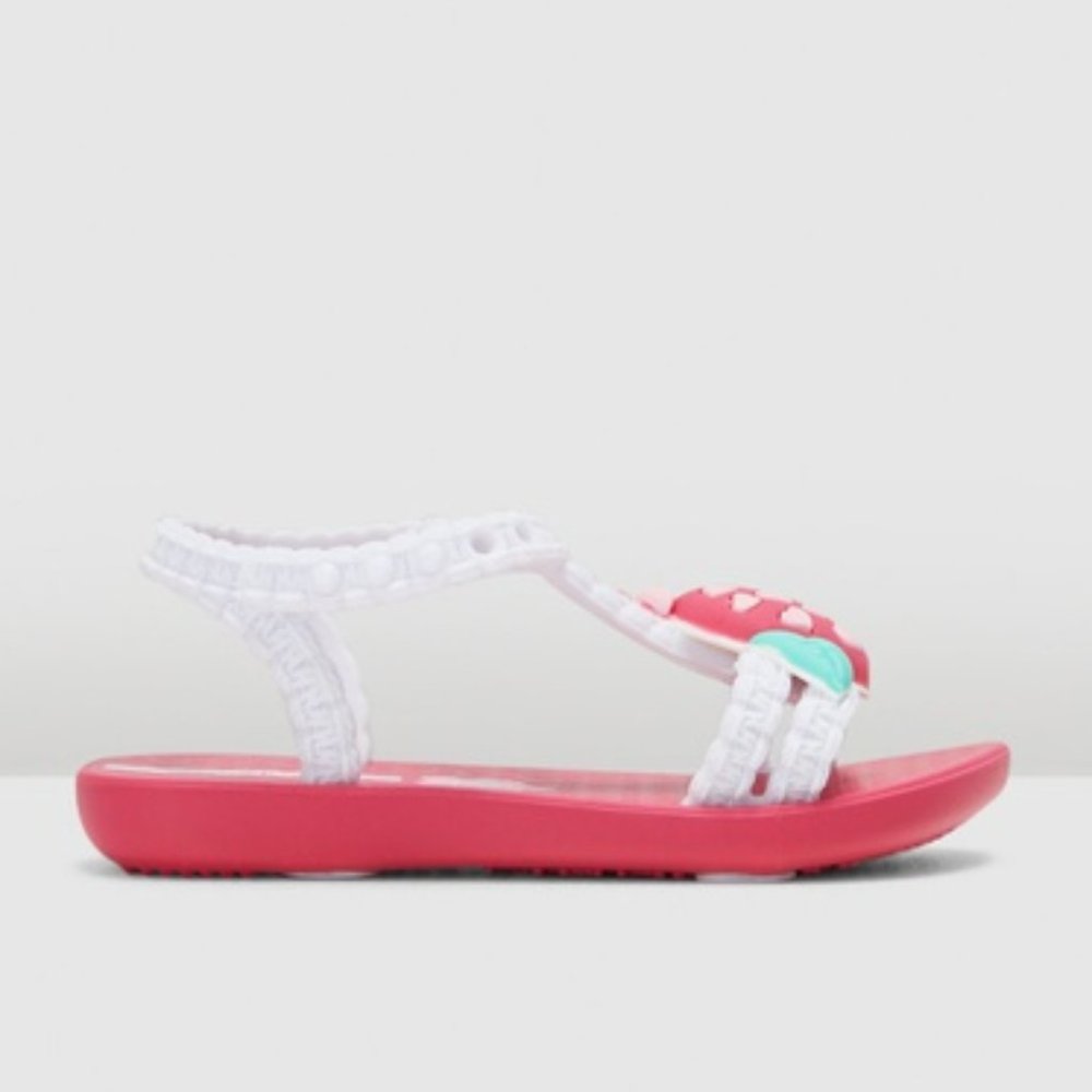 IPANEMA Ladybug Cute Pink White Baby Toddler Thongs Sandals NWT - Picture 6 of 10